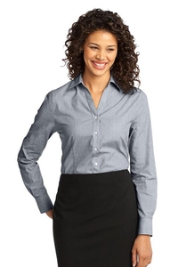 L640 - Port Authority Ladies Crosshatch Easy Care Shirt