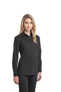 L646 - Port Authority Ladies Stretch Poplin Shirt