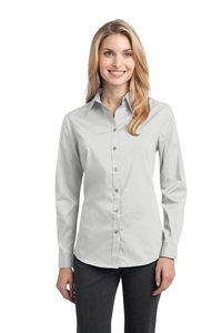 L646 - Port Authority Ladies Stretch Poplin Shirt