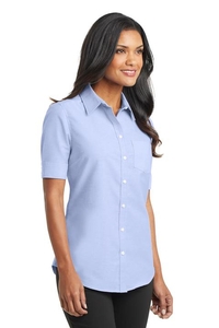 L659 - Port Authority Ladies Short Sleeve SuperPro Oxford Shirt