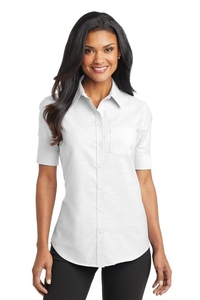 L659 - Port Authority Ladies Short Sleeve SuperPro Oxford Shirt