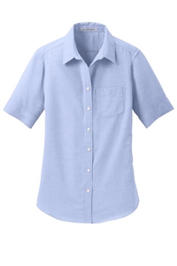 L659 - Port Authority Ladies Short Sleeve SuperPro Oxford Shirt