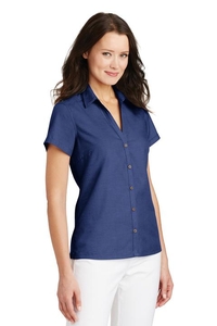 L662 - Port Authority Ladies Textured Camp Shirt