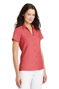 L662 - Port Authority Ladies Textured Camp Shirt