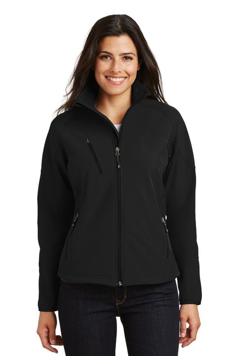 L705 - Port Authority Ladies Textured Soft Shell Jacket