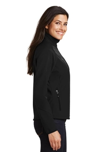 L705 - Port Authority Ladies Textured Soft Shell Jacket