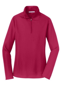 L806 - Port Authority Ladies Pinpoint Mesh 1/2-Zip