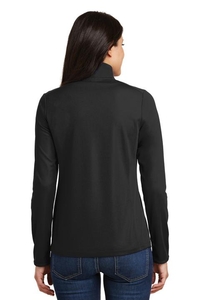 L806 - Port Authority Ladies Pinpoint Mesh 1/2-Zip 