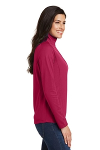L806 - Port Authority Ladies Pinpoint Mesh 1/2-Zip