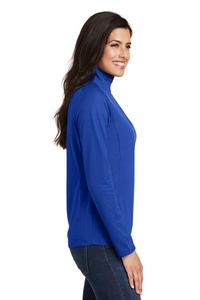 L806 - Port Authority Ladies Pinpoint Mesh 1/2-Zip
