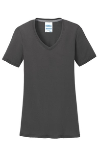 LPC381V - Port & Company Ladies Performance Blend V-Neck Tee