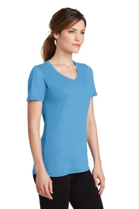 LPC381V - Port & Company Ladies Performance Blend V-Neck Tee