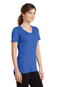 LPC381V - Port & Company Ladies Performance Blend V-Neck Tee