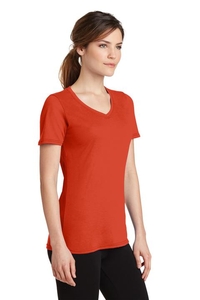 LPC381V - Port & Company Ladies Performance Blend V-Neck Tee