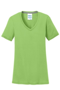 LPC381V - Port & Company Ladies Performance Blend V-Neck Tee