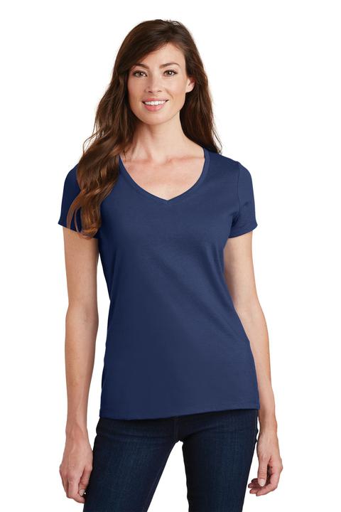 LPC450V - Port & Company Ladies Fan Favorite V-Neck Tee