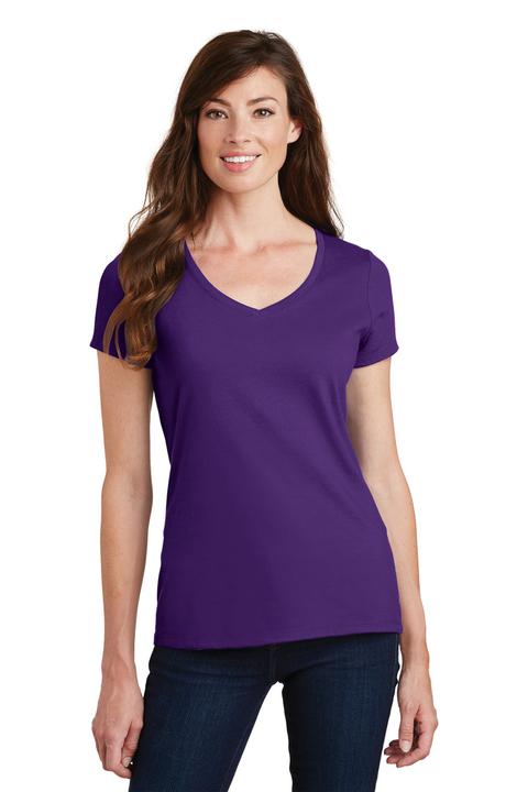 LPC450V - Port & Company Ladies Fan Favorite V-Neck Tee