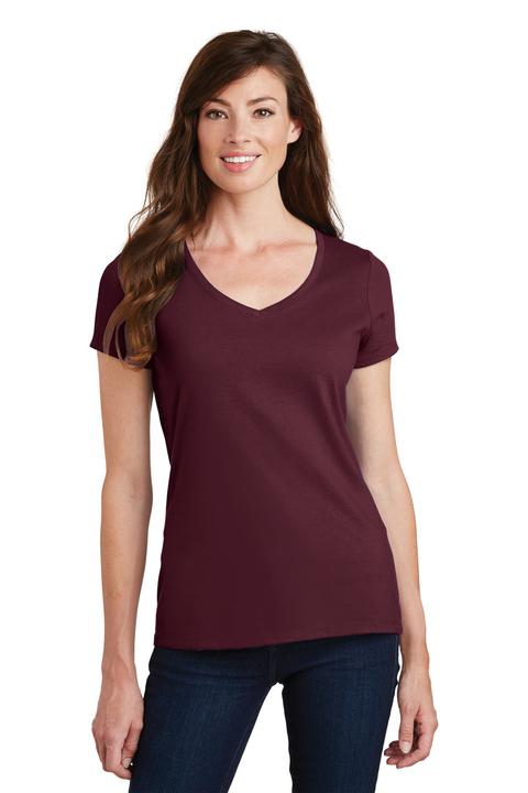 LPC450V - Port & Company Ladies Fan Favorite V-Neck Tee