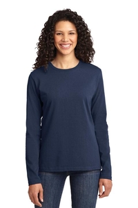 LPC54LS - Port & Company Ladies Long Sleeve Core Cotton Tee