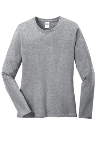 LPC54LS - Port & Company Ladies Long Sleeve Core Cotton Tee