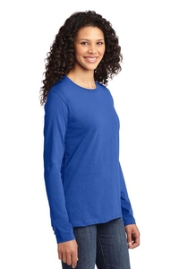 LPC54LS - Port & Company Ladies Long Sleeve Core Cotton Tee