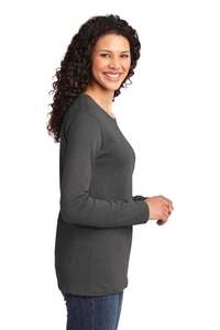 LPC54LS - Port & Company Ladies Long Sleeve Core Cotton Tee