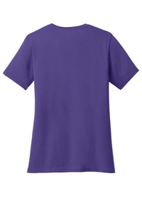 LPC54V - Port & Company Ladies Core Cotton V-Neck Tee