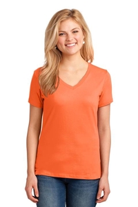 LPC54V - Port & Company Ladies Core Cotton V-Neck Tee