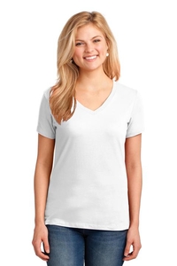 LPC54V - Port & Company Ladies Core Cotton V-Neck Tee
