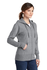 LPC78ZH - Port & Company Ladies Core Fleece Full-Zip Hooded Sweatshirt