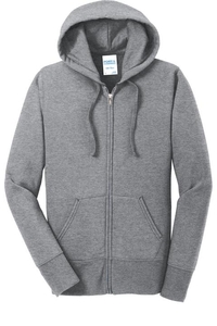LPC78ZH - Port & Company Ladies Core Fleece Full-Zip Hooded Sweatshirt