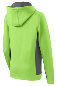 LST235 - Sport-Tek Ladies Sport-Wick Fleece Colorblock Hooded Pullover