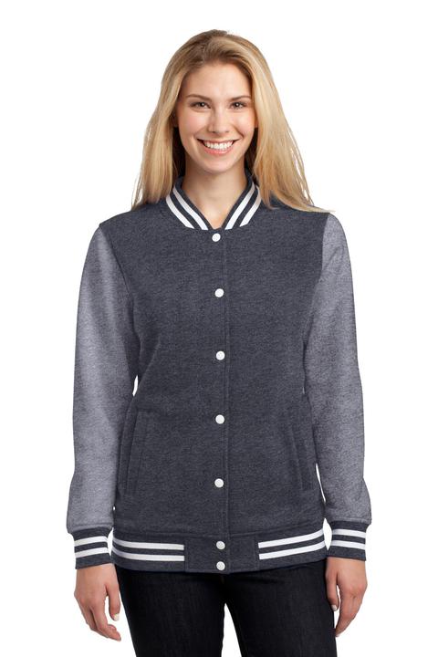 LST270 - Sport-Tek Ladies Fleece Letterman Jacket