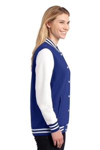 LST270 - Sport-Tek Ladies Fleece Letterman Jacket