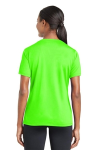 LST340 - Sport-Tek Ladies PosiCharge RacerMesh V-Neck Tee