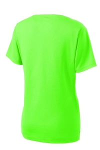 LST340 - Sport-Tek Ladies PosiCharge RacerMesh V-Neck Tee