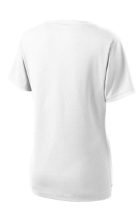 LST340 - Sport-Tek Ladies PosiCharge RacerMesh V-Neck Tee