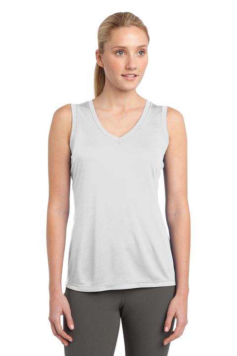 LST352 - Sport-Tek Ladies Sleeveless PosiCharge Competitor V-Neck Tee
