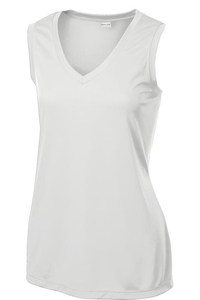 LST352 - Sport-Tek Ladies Sleeveless PosiCharge Competitor V-Neck Tee