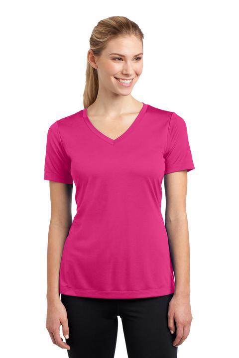 LST353 - Sport-Tek Ladies PosiCharge Competitor V-Neck Tee