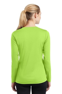 LST353LS - Sport-Tek Ladies Long Sleeve PosiCharge Competitor V-Neck Tee