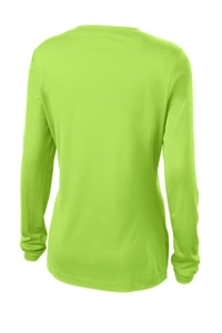 LST353LS - Sport-Tek Ladies Long Sleeve PosiCharge Competitor V-Neck Tee