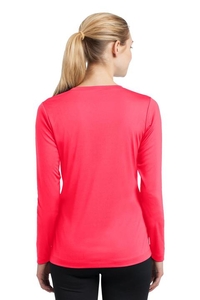 LST353LS - Sport-Tek Ladies Long Sleeve PosiCharge Competitor V-Neck Tee