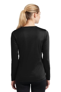 LST353LS - Sport-Tek Ladies Long Sleeve PosiCharge Competitor V-Neck Tee