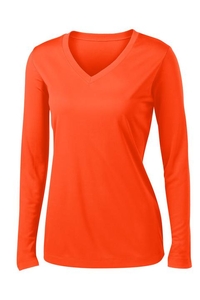 LST353LS - Sport-Tek Ladies Long Sleeve PosiCharge Competitor V-Neck Tee