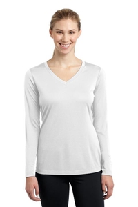 LST353LS - Sport-Tek Ladies Long Sleeve PosiCharge Competitor V-Neck Tee