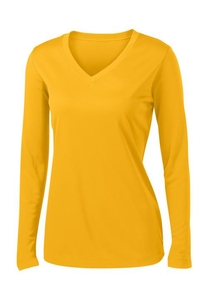LST353LS - Sport-Tek Ladies Long Sleeve PosiCharge Competitor V-Neck Tee