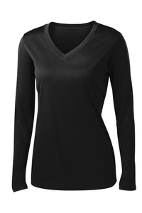 LST353LS - Sport-Tek Ladies Long Sleeve PosiCharge Competitor V-Neck Tee