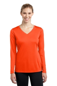 LST353LS - Sport-Tek Ladies Long Sleeve PosiCharge Competitor V-Neck Tee