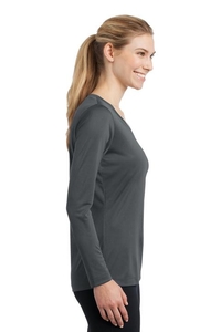 LST353LS - Sport-Tek Ladies Long Sleeve PosiCharge Competitor V-Neck Tee